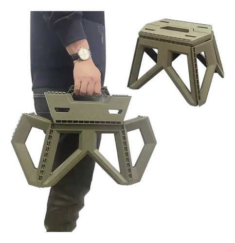 Pack X2 Piso Plegable Escalón Taburete Multiusos Pisos