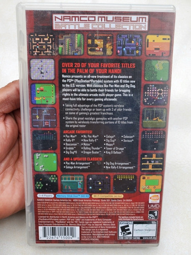 Namcom Museum Battle Collection Psp (Usado)