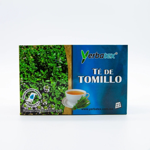 Té De Hierba Tomillo Caja Con 25 Bolsitas De 1g