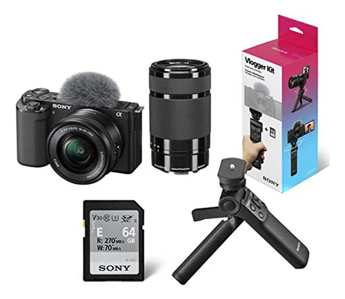 Cámara Sony Zv-e10 Para Vlogging Con Lente 16-50mm - Kit De 