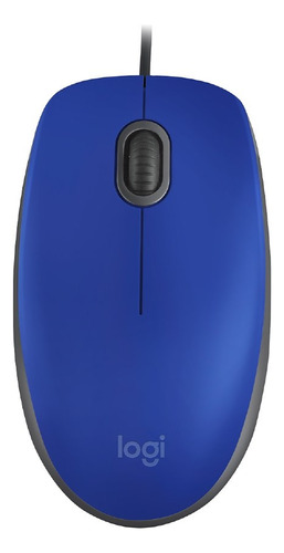 Mouse Logitech M110 Silent Usb 1000dpi 3 Botones Azul