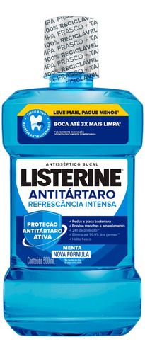 Antisséptico Bucal Tartar Control 500ml Listerine