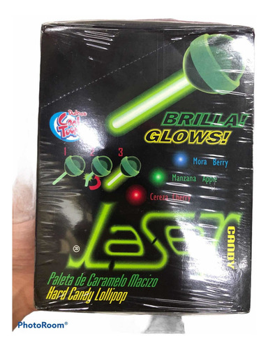 Paleta Láser Glow Palito Brilla 4.032 Kg 288 Pz Cool Toons