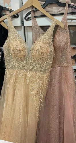 Vestido Liz Minelli Color Dorado MercadoLibre