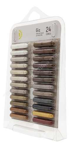 Kit De Giz P/ Reparo Em Móveis Mdf Repara Riscos E Arranhado