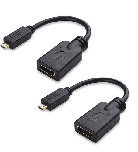 Adaptador Micro Hdmi A Hdmi Cable Matters, Paquete De 2 (hdm