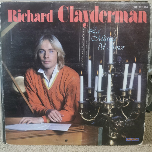 Disco Lp Richard Clayderman-la Musica Del Amor,l K