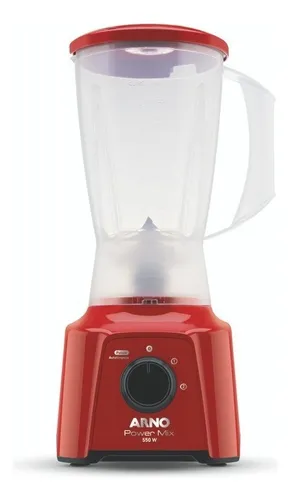 Liquidificador Arno Power Mix Lq11 1,25l 500w Verm Cor Vermelho 110V
