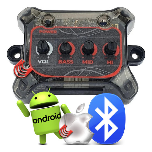 Player Caixa Bob Som Automotivo Bluetooth Zero Ruídos Ajk