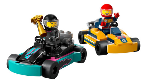 Lego City 60400 Go-karts And Race Drivers - Original