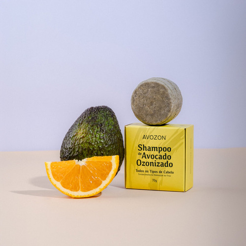 Shampoo De Abacate Avocado Em Barra Com Ozônio Avozon