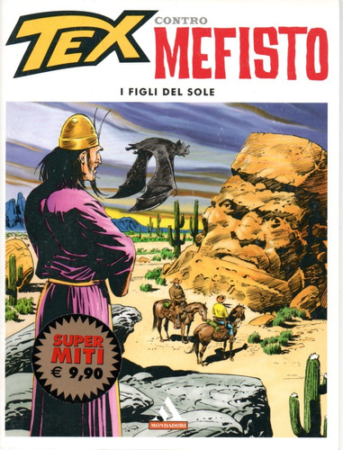 Tex Contro Mefisto Nº 04 - I Figli Del Sole - Em Italiano - Editora Mondadori - Capa Mole - 2012 - Bonellihq 4 Cx224c Dez21