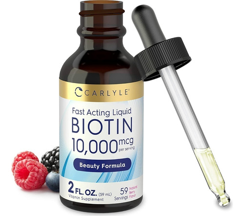 Biotin Carlyle 10.000 Mcg Biotina Gotas -