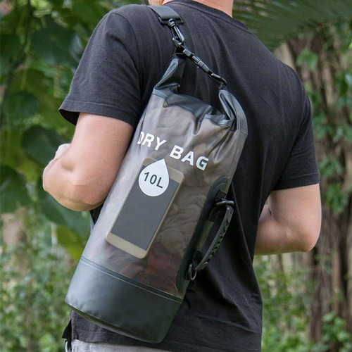 Bolsa Impermeable Para Rafting Al Aire Libre, Seca, Transpar