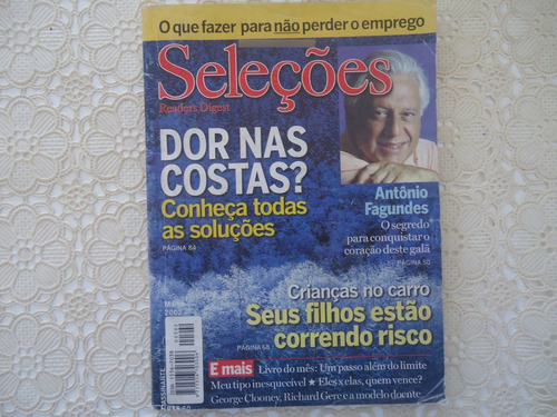 Seleções #mar Ano 2002 Antônio Fagundes, Dor Nas Costas, Cri