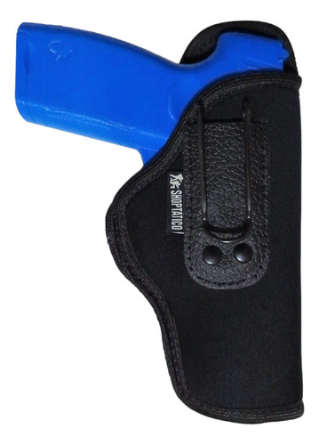 Coldre Neoprene Velado Pistola Th 40 840 838 G17 G22 Destro