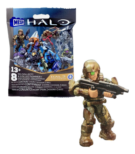 Unsc Marine (hce) Halo Universe 3 Mega Construx Ugo 