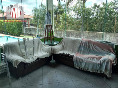 Chácara Maravilhosa Com 04 Quartos, Piscina, Espaço Gourmet, Paisagismo, Ótimo Bairro À Venda, 1000 M² Por R$ 550.000 - Zona Rural - Pinhalzinho/sp - Ch0627