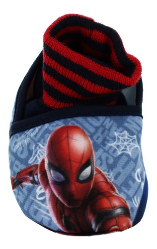 Spiderman Pantufla Licencias Marino Con Rojo Para Niño 79633