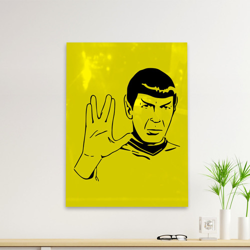 Cuadro Deco Star Trek Hand (d1355 Boleto.store)