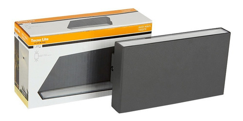 Imagen 4 de 7 de Luminaria Para Muro Exterior, Gris 17w, Luz Cálida Tecnolite