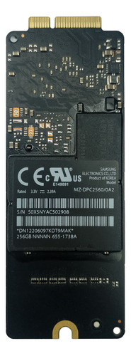 Disco Sólido Samsung 256gb Macbook A1425 A1398 2012 2013