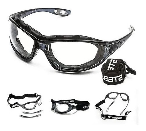 Gafas De Seguridad Steelpro X5 Lente Transparente Claro