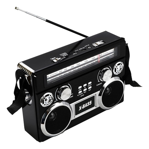 Radio Portátil Supersónica Sc-1097bt De 3 Bandas Con Bluetoo