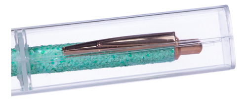 Pluma Depiladora Glitter Quelli Tinta No Tiene Exterior Lightblue