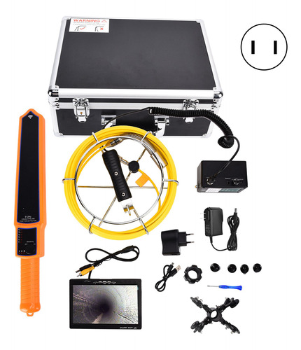 Cámara De Inspección Pipeline Endoscope Lcd De 7 Pulgadas, 5