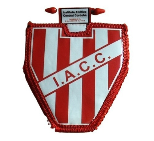 Instituto De Córdoba  Banderín Pvc Acolchado  18 Cm