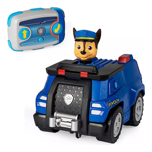 Imagen 2 de 7 de Paw Patrol Vehiculo Control Remoto Rc Con Figura Playking