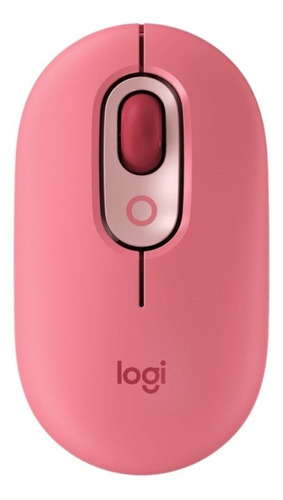 Mouse Inalámbrico Logitech Pop Bluetooth Rosa Heartbreaker