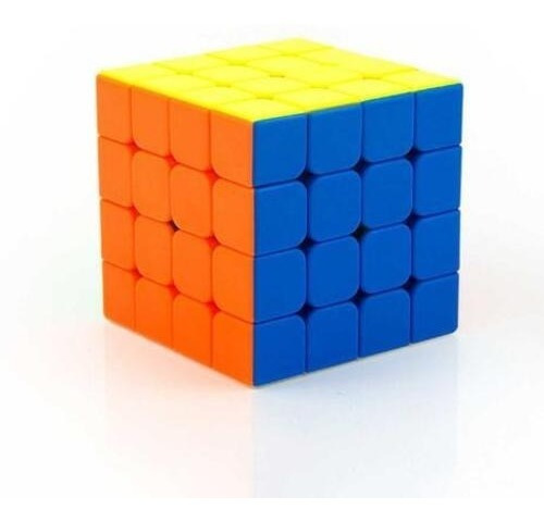 Cubo Mágico Profissional Total Colors 4x4x4 Jiehui Toys