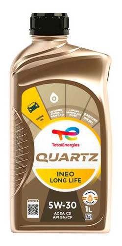 Aceite Total Quartz Ineo Long Life 5w30 Sintetico 1 Litro