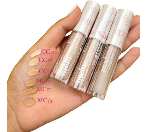 Corrector De Ojera Karite Y Vitamina E Melu Ruby Rose Tono Mc51