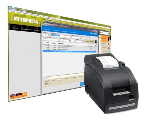 Sistema De Facturacion Gestionpro P/ Impresora Fiscal Epson