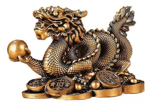 2 Figura Del Año Del Dragón Chino, Decoración Fengshui,