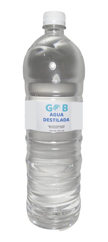 Agua Destilada - Desmineralizada - Gob - 1.4 Litros