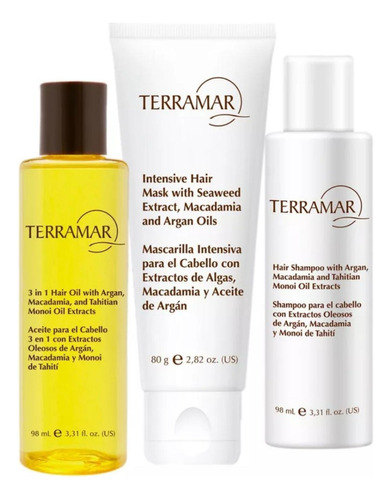 Kit De Viaje  Óleo, Mascarilla Y Shampoo Tratamiento Capilar