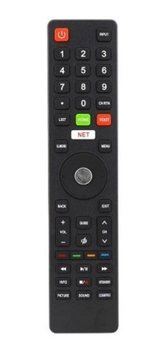 Imagen 1 de 4 de Control Remoto Para Top House Telefunken Bgh Smart Tv Led