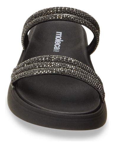 Sandália Papete Casual Feminina Flatform Moleca