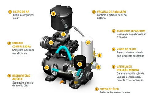 Compressor De Ar Parafuso Schulz Srp 4015e Lean Rv230l 220v