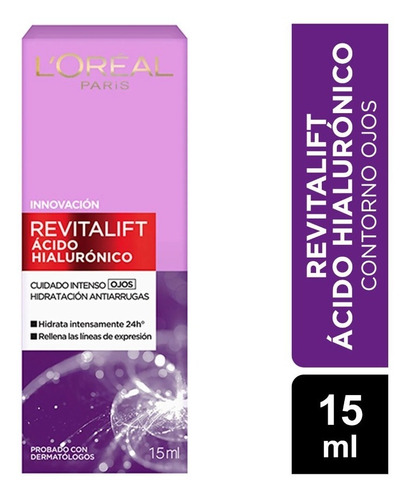 Contorno Ojos Anti-arrugas Revitalift Ácido Hialurónico 15ml