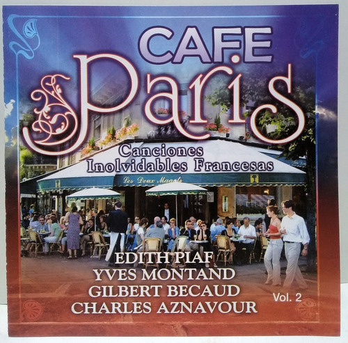 Cd Edith Piaf/yves Montand Yotros (cafe Paris Vol2) 