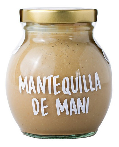 Mantequilla De Maní 100 % Natural Endulzada Con Miel