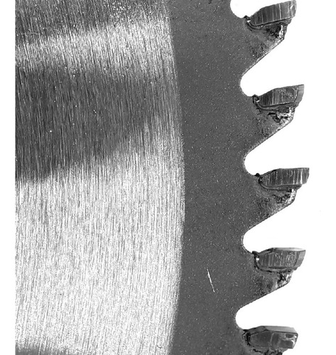 Serra Circular Pastilha Metal Duro Alumínio 250mm 80d Rocast Cor Prateado