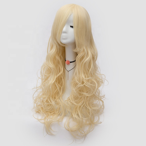 Peruca Shugo Chara, 80 Cm De Comprimento, Encaracolada, Mash