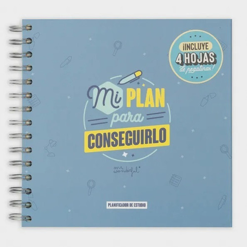 Cuaderno Planificador De Estudio - Mi Plan Para Conseguirlo