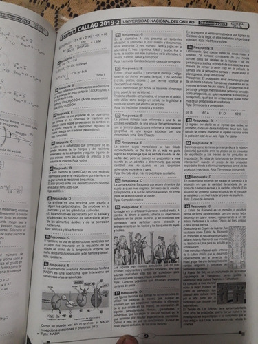 Imagen 10 de 10 de Libro De Examenes Universidad Del Callao Bloque 1